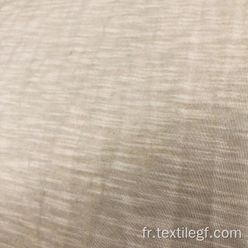 Tissu à tricoter en jersey de viscose flammé